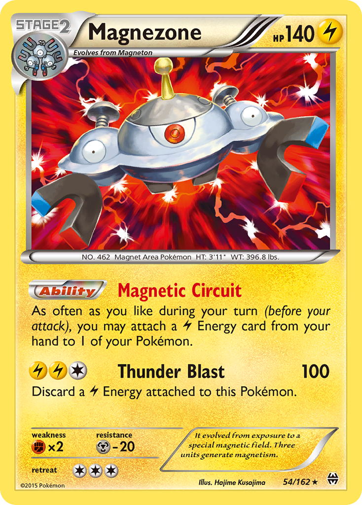 BREAKthrough Non - Holo Magnezone #54/162